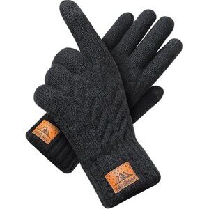 winter gloves touchscreen knit thermal cold weather driving texting men women